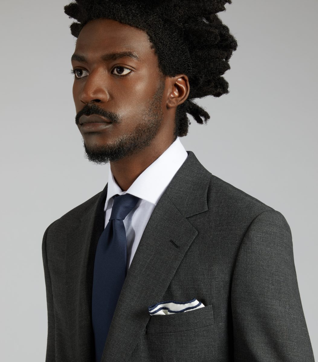 Grey Wool Fresco Suit