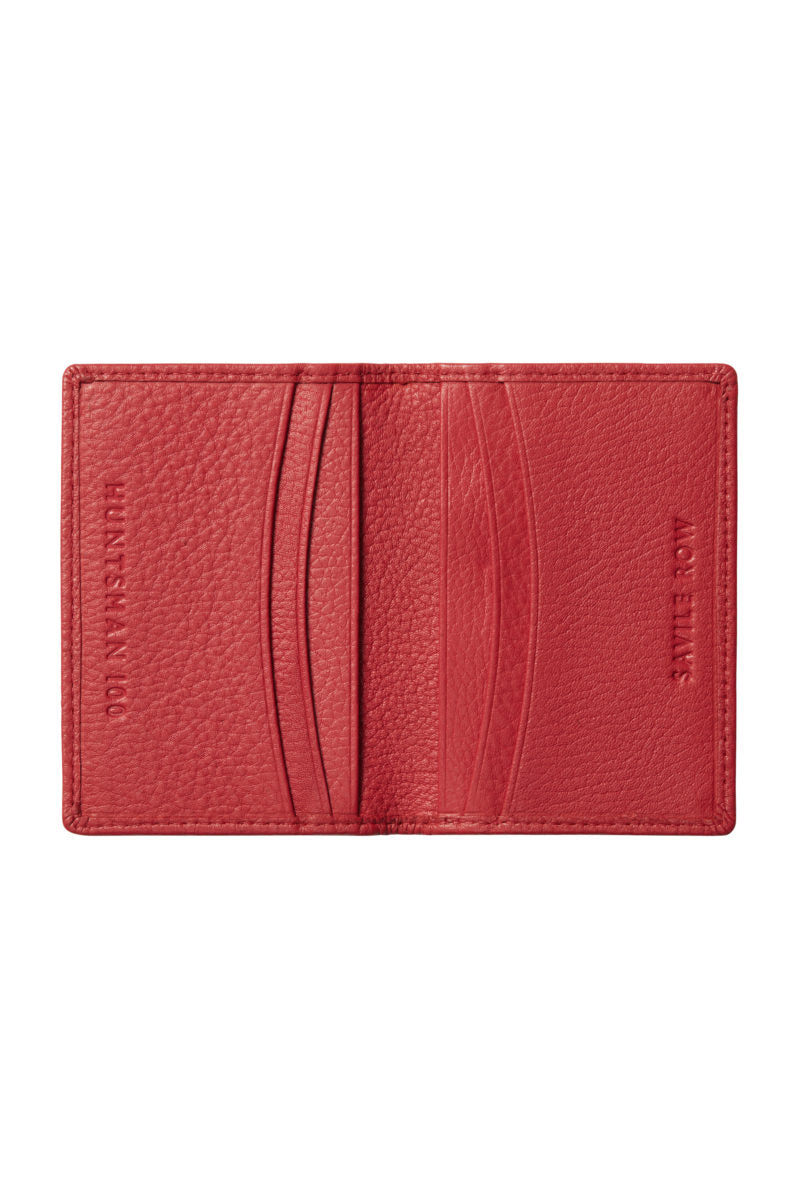 Red Leather Card Holder
