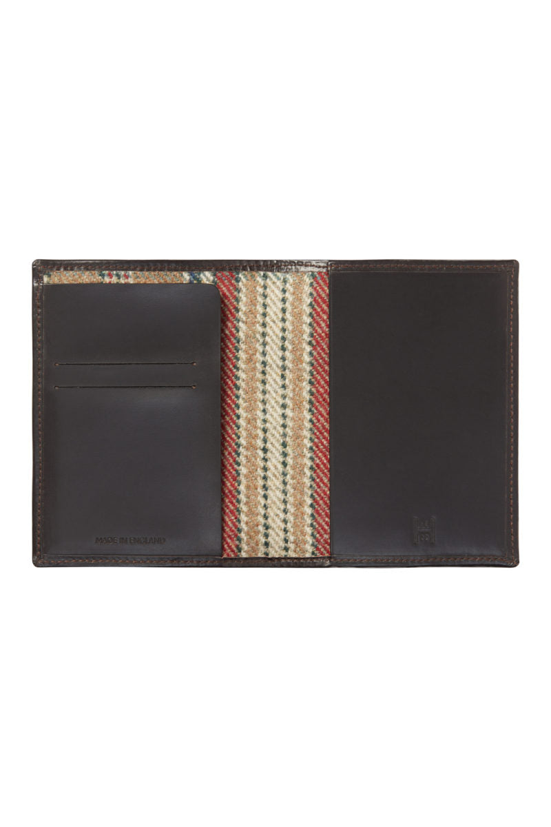 Brown Havana Bridle Leather Passport Holder