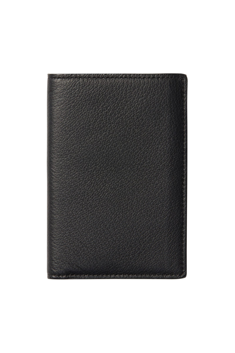 Black Leather Passport Holder – Huntsman Savile Row