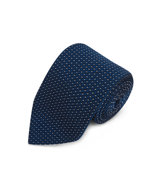 Silk Line Dot Tie