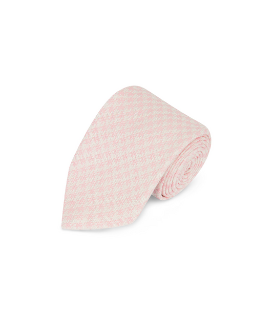 Houndstooth Silk Tie