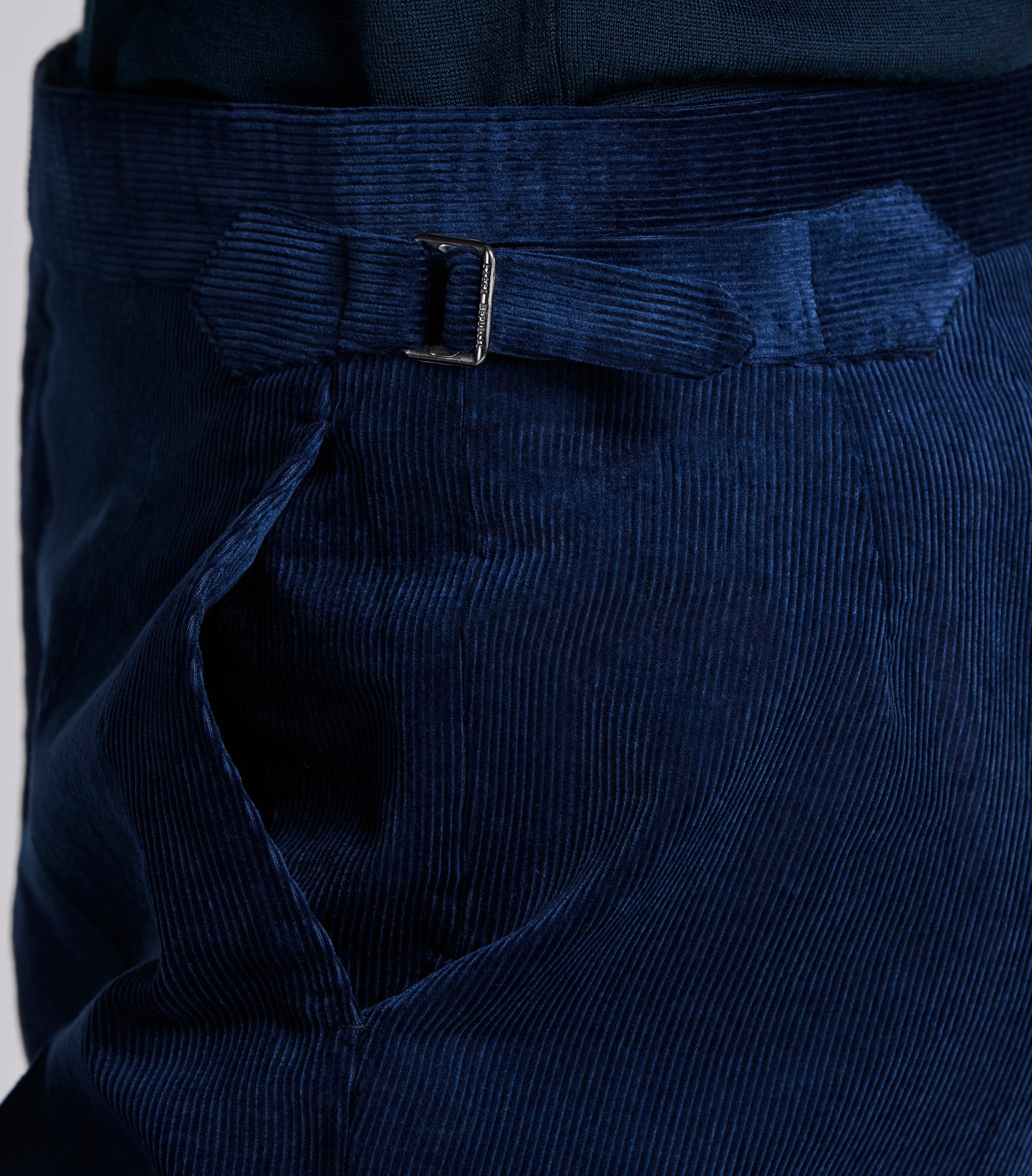 Dark Blue Cotton Cord Trouser