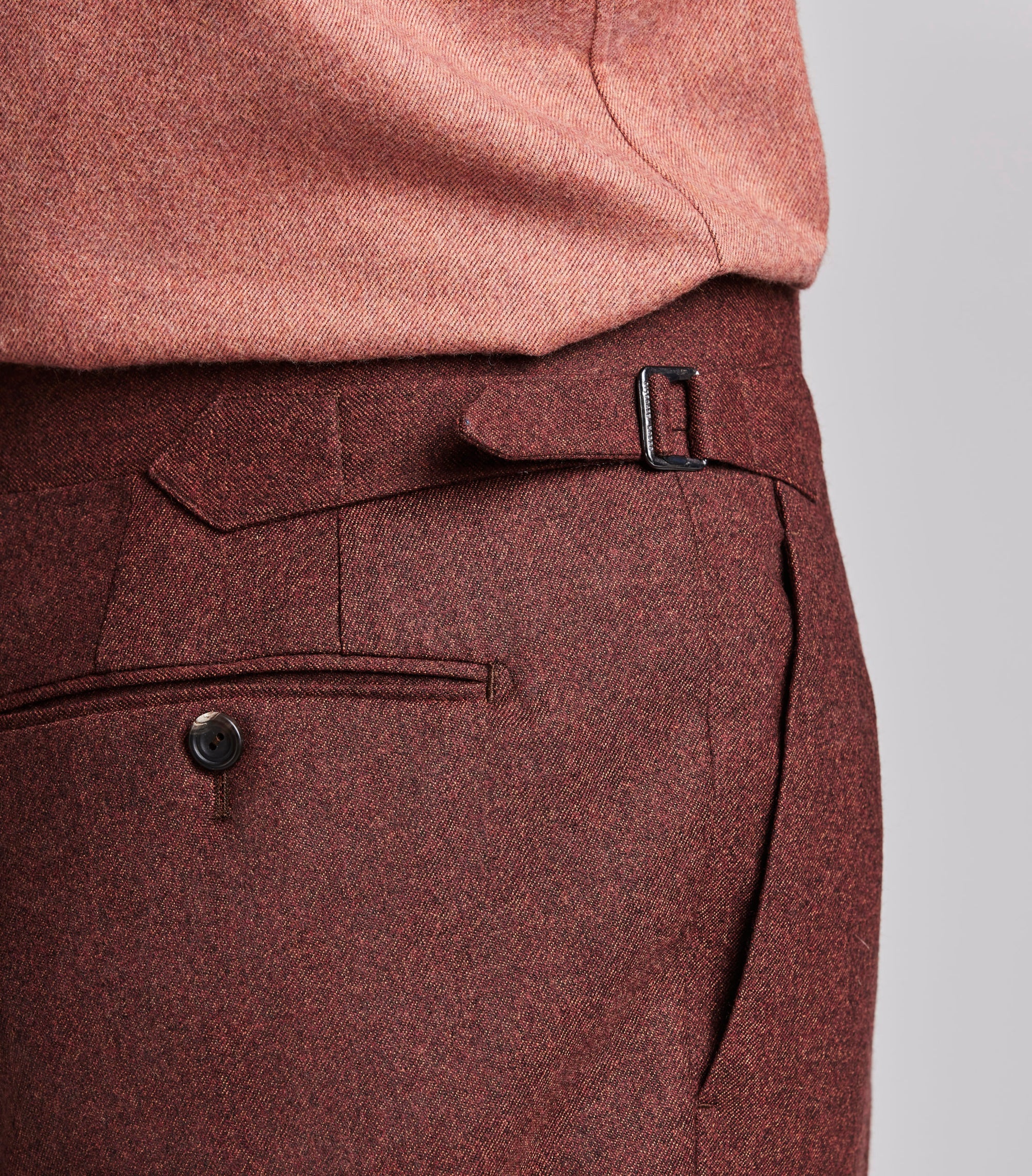 Rust Flannel Trousers